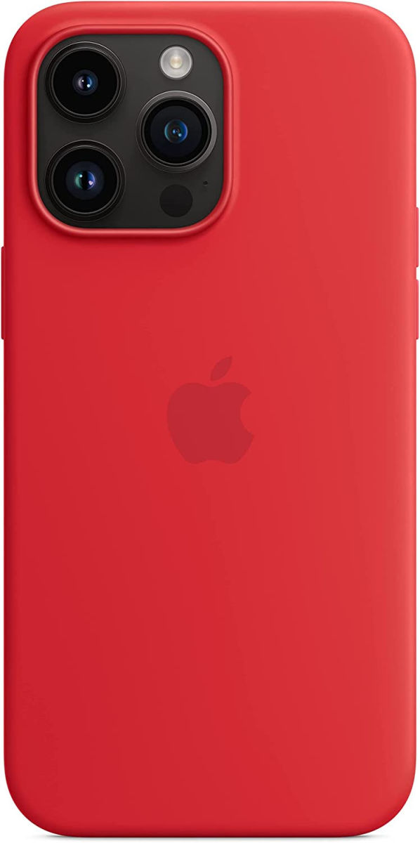 Origineel Apple iPhone 14 Pro Max Hoesje MagSafe Silicone Case Rood afbeelding 4