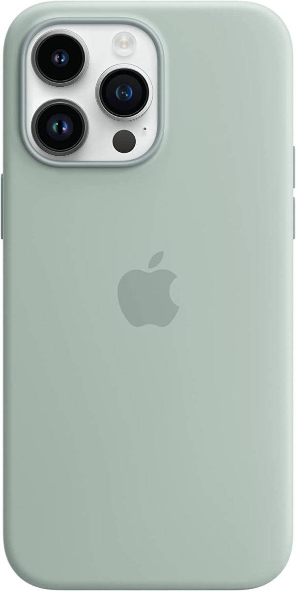 Origineel Apple iPhone 14 Pro Max Hoesje MagSafe Silicone Case Groen afbeelding 1