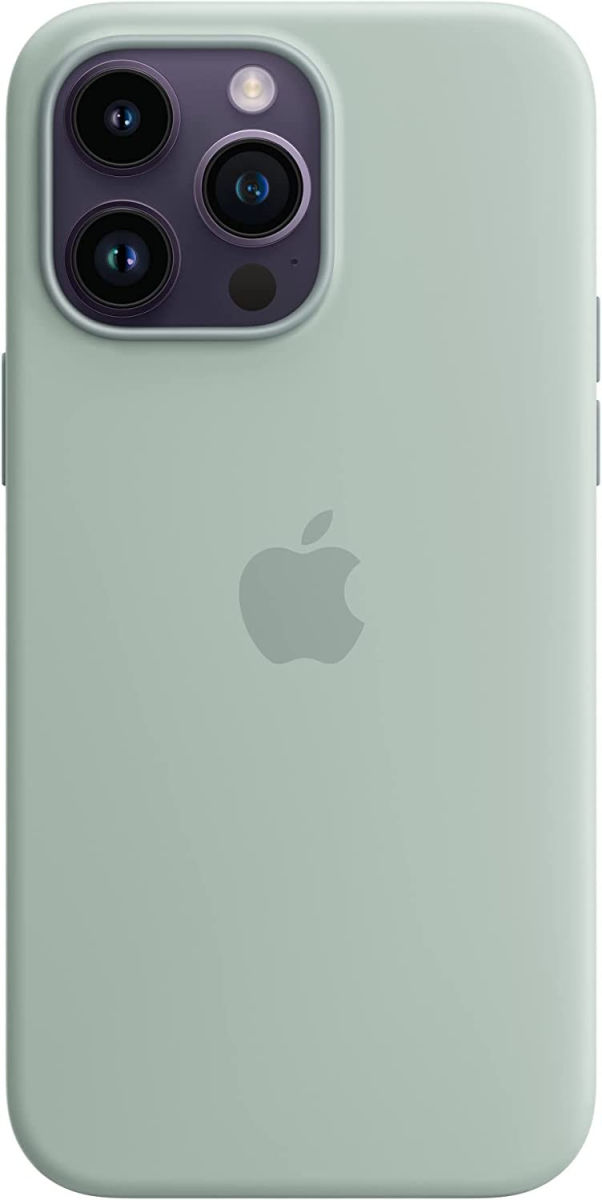 Origineel Apple iPhone 14 Pro Max Hoesje MagSafe Silicone Case Groen afbeelding 2