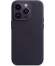 Origineel Apple iPhone 14 Pro Max Hoesje MagSafe Leather Case Blauw