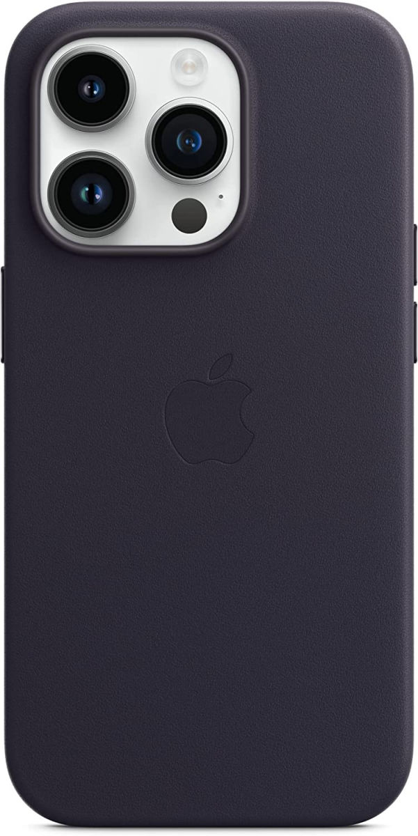Origineel Apple iPhone 14 Pro Max Hoesje MagSafe Leather Case Blauw afbeelding 1