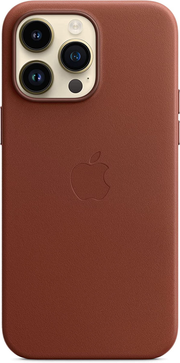 Origineel Apple iPhone 14 Pro Max Hoesje MagSafe Leather Case Bruin afbeelding 3
