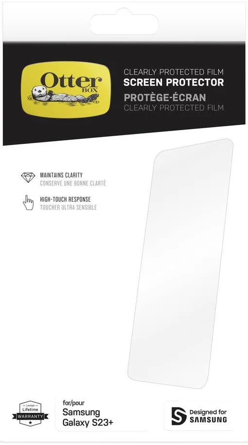 OtterBox Clearly Protected Samsung Galaxy S23 Plus Screen Protector afbeelding 7