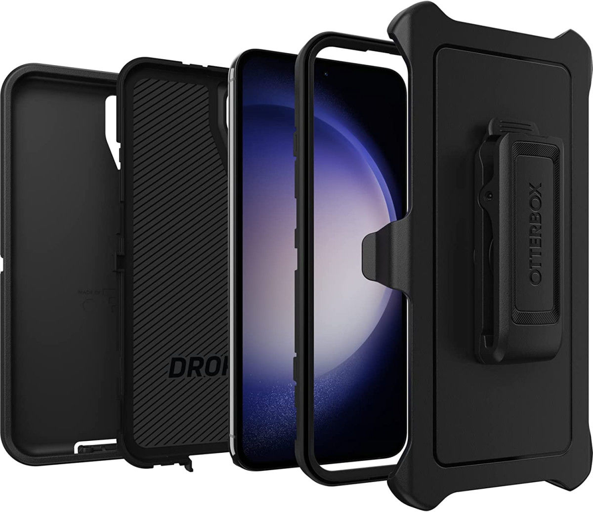OtterBox Defender Samsung Galaxy S23 Plus Hoesje Back Cover Zwart afbeelding 3