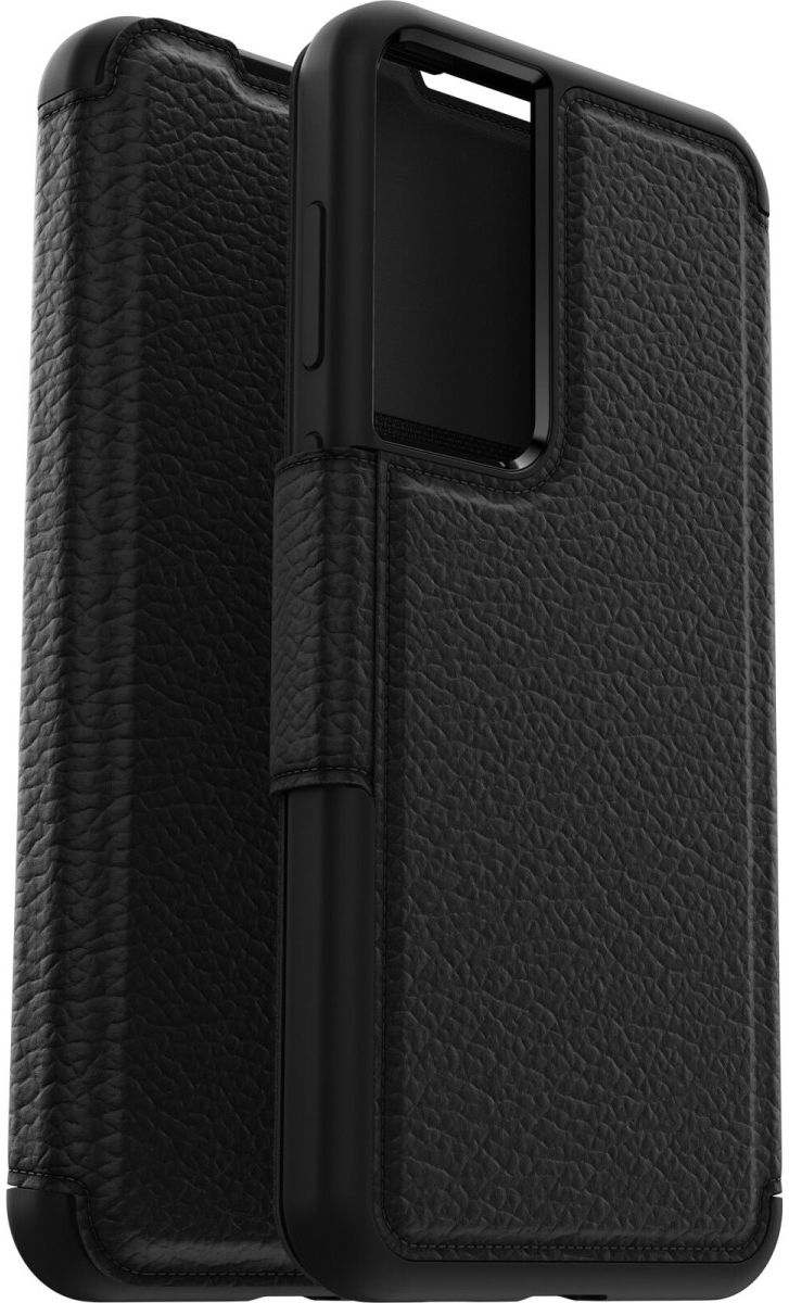 OtterBox Strada Samsung Galaxy S23 Plus Hoesje Leer Book Case Zwart afbeelding 10