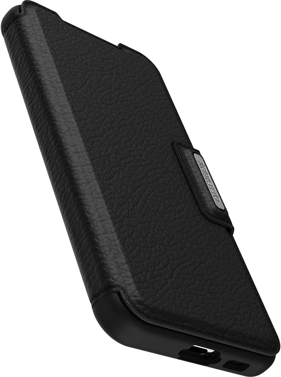 OtterBox Strada Samsung Galaxy S23 Plus Hoesje Leer Book Case Zwart afbeelding 3