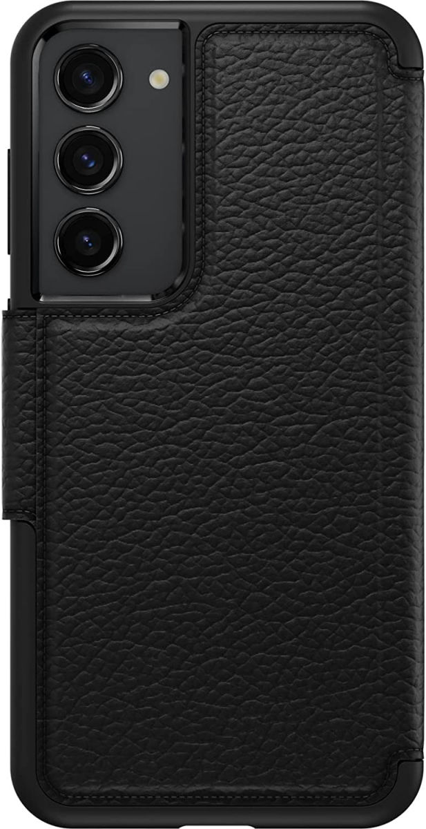 OtterBox Strada Samsung Galaxy S23 Plus Hoesje Leer Book Case Zwart afbeelding 4