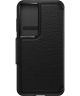 OtterBox Strada Samsung Galaxy S23 Hoesje Echt Leer Book Case Zwart