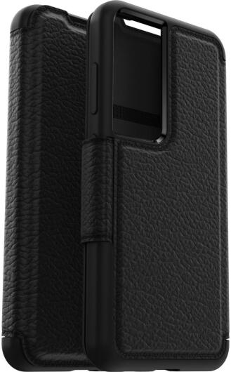 OtterBox Strada Samsung Galaxy S23 Hoesje Echt Leer Book Case Zwart afbeelding 10
