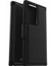 OtterBox Strada Samsung Galaxy S23 Ultra Hoesje Leer Book Case Zwart