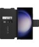 OtterBox Strada Samsung Galaxy S23 Ultra Hoesje Leer Book Case Zwart