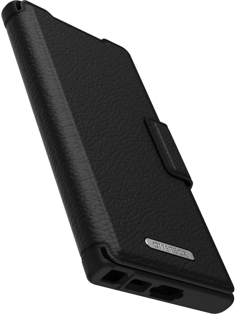 OtterBox Strada Samsung Galaxy S23 Ultra Hoesje Leer Book Case Zwart afbeelding 7