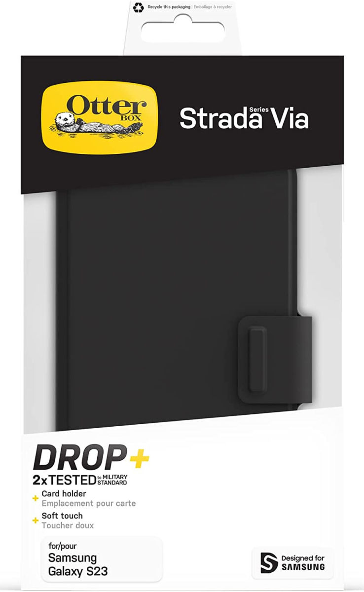 Otterbox Strada Via Series Samsung Galaxy S23 Hoesje Book Case Zwart afbeelding 5