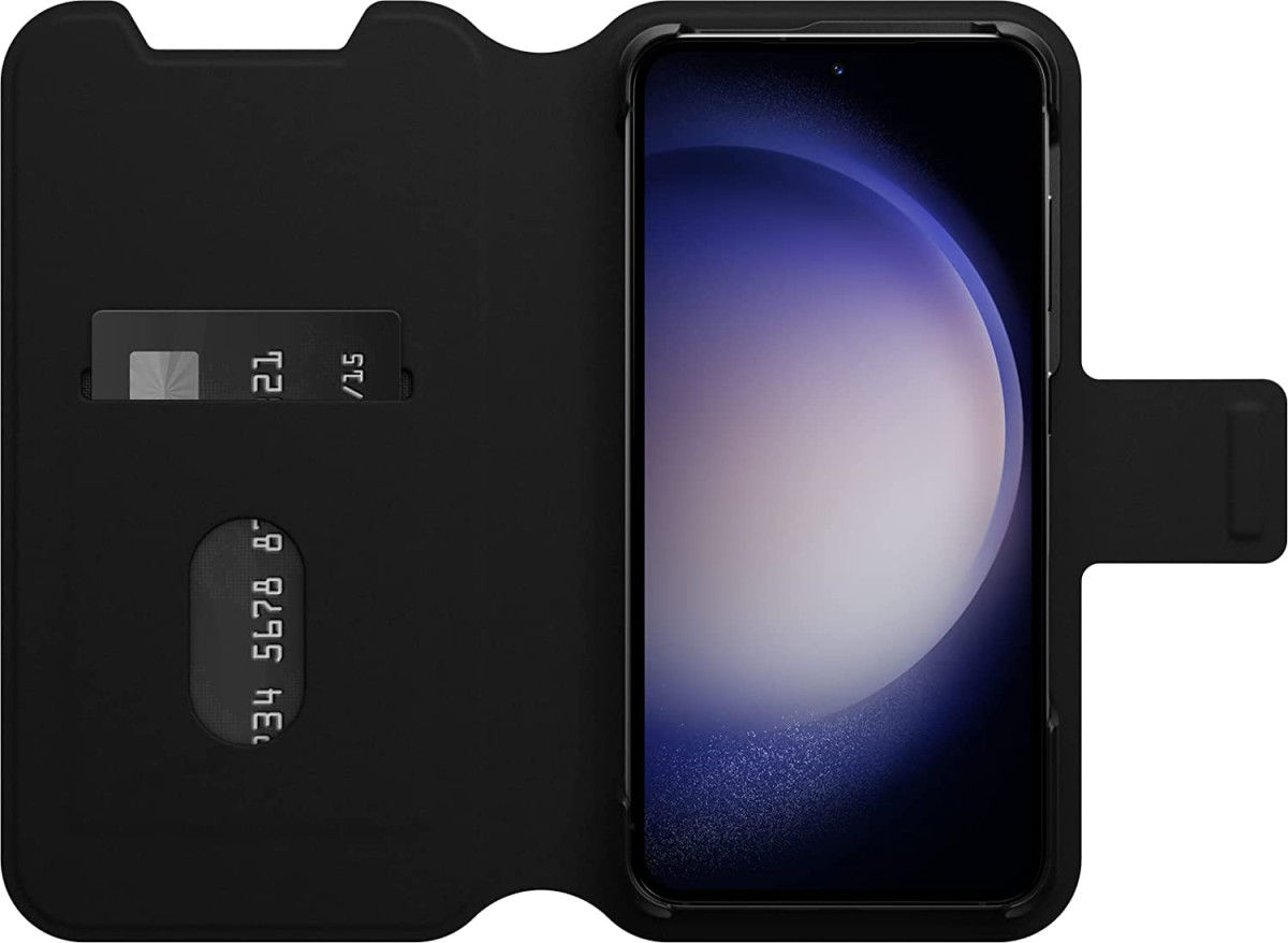 Otterbox Strada Via Series Samsung Galaxy S23 Hoesje Book Case Zwart afbeelding 4
