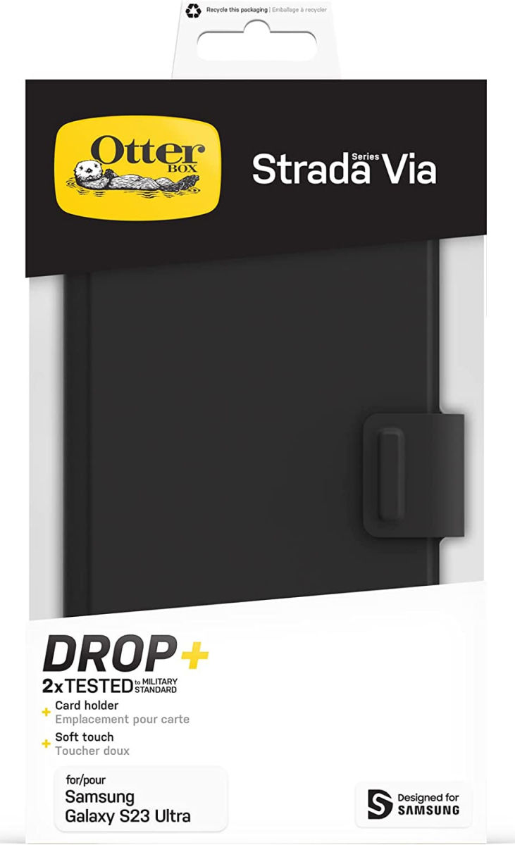 Otterbox Strada Via Series Samsung Galaxy S23 Ultra Hoesje Zwart afbeelding 6