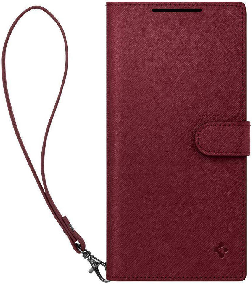Spigen Wallet S Plus Samsung Galaxy S23 Ultra Hoesje Book Case Rood afbeelding 4