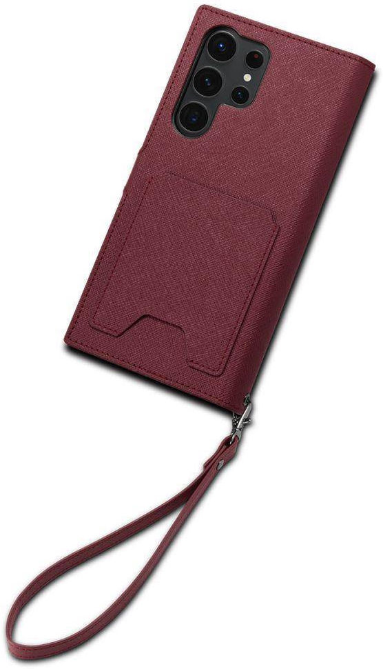 Spigen Wallet S Plus Samsung Galaxy S23 Ultra Hoesje Book Case Rood afbeelding 9