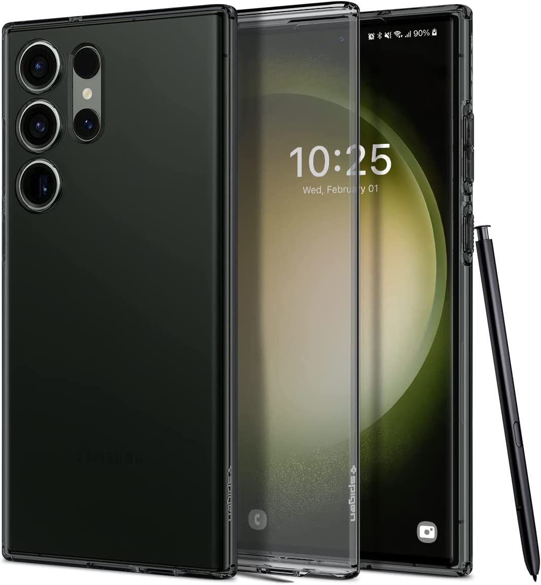 Spigen Crystal Flex Samsung Galaxy S23 Ultra Hoesje Space Crystal afbeelding 1