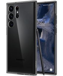Spigen Crystal Hybrid Samsung Galaxy S23 Ultra Hoesje Space Crystal