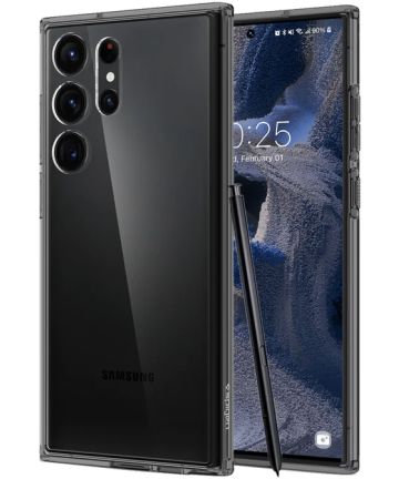 Spigen Crystal Hybrid Samsung Galaxy S23 Ultra Hoesje Space Crystal Hoesjes