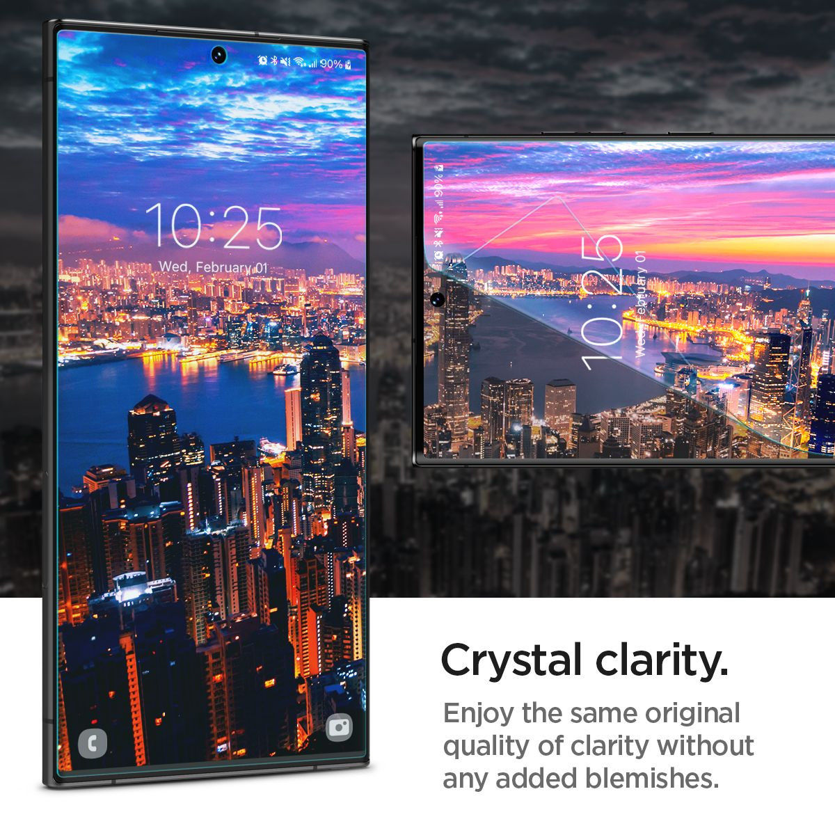 Spigen Flex iD Samsung Galaxy S23 Ultra Screen Protector Folie afbeelding 5