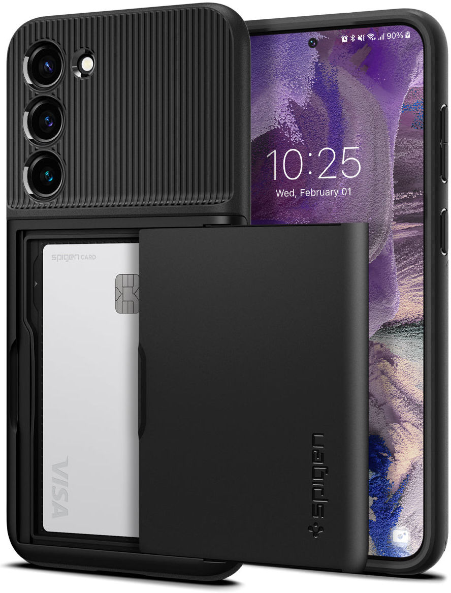 Spigen Slim Armor CS Samsung Galaxy S23 Plus Hoesje Back Cover Zwart afbeelding 1