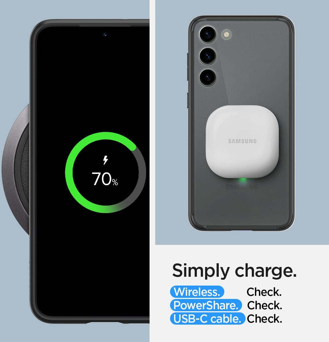 Spigen Ultra Hybrid Samsung Galaxy S23 Hoesje Transparant Zwart afbeelding 6