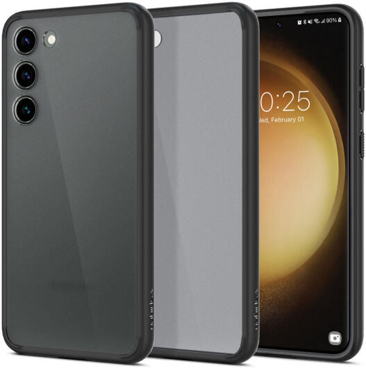 Spigen Ultra Hybrid Samsung Galaxy S23 Hoesje Transparant Zwart afbeelding 1