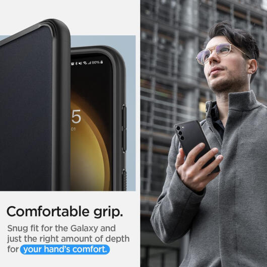 Spigen Ultra Hybrid Samsung Galaxy S23 Hoesje Transparant Zwart afbeelding 5