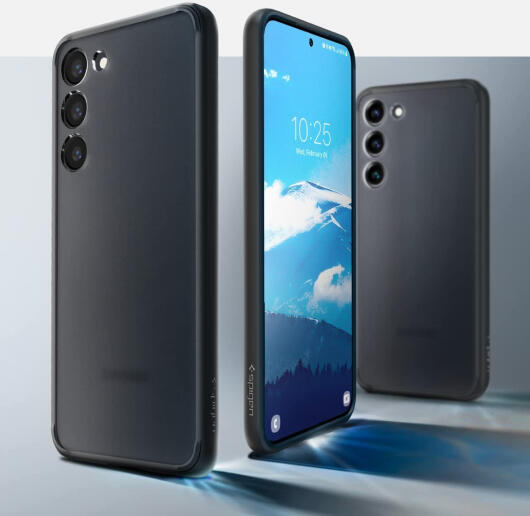 Spigen Ultra Hybrid Samsung Galaxy S23 Hoesje Transparant Zwart afbeelding 2