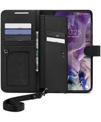Spigen Wallet S Plus Samsung Galaxy S23 Hoesje Book Case Zwart