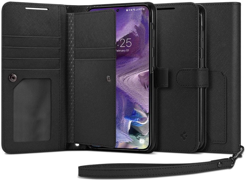 Spigen Wallet S Plus Samsung Galaxy S23 Hoesje Book Case Zwart afbeelding 9
