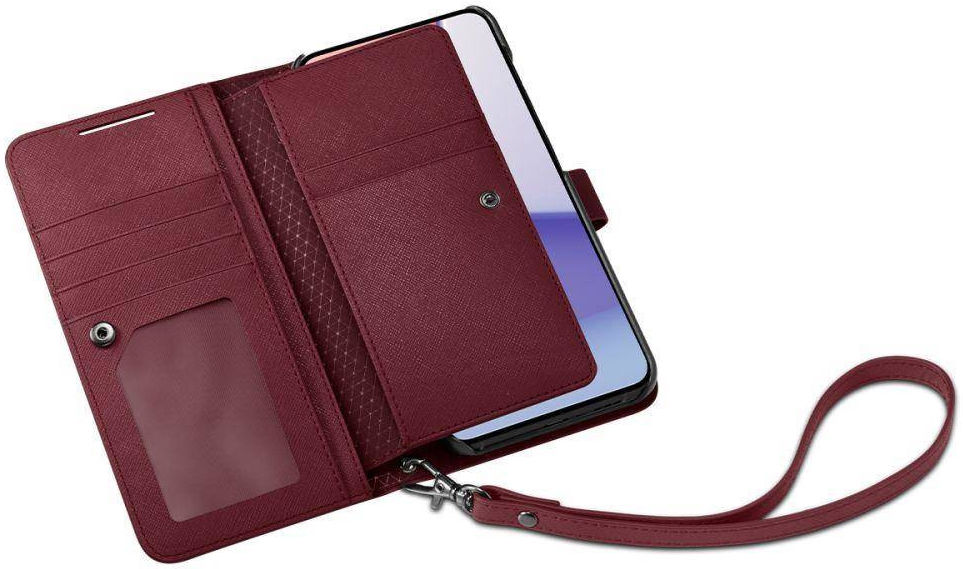 Spigen Wallet S Plus Samsung Galaxy S23 Hoesje Book Case Burgundy afbeelding 7