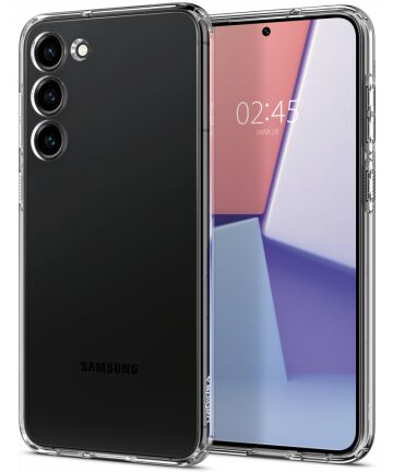 Spigen Crystal Flex Samsung Galaxy S23 Hoesje Back Cover Transparant Hoesjes