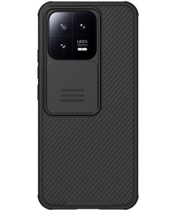 Nillkin CamShield Xiaomi 13 Hoesje met Camera Slider Back Cover Zwart Hoesjes