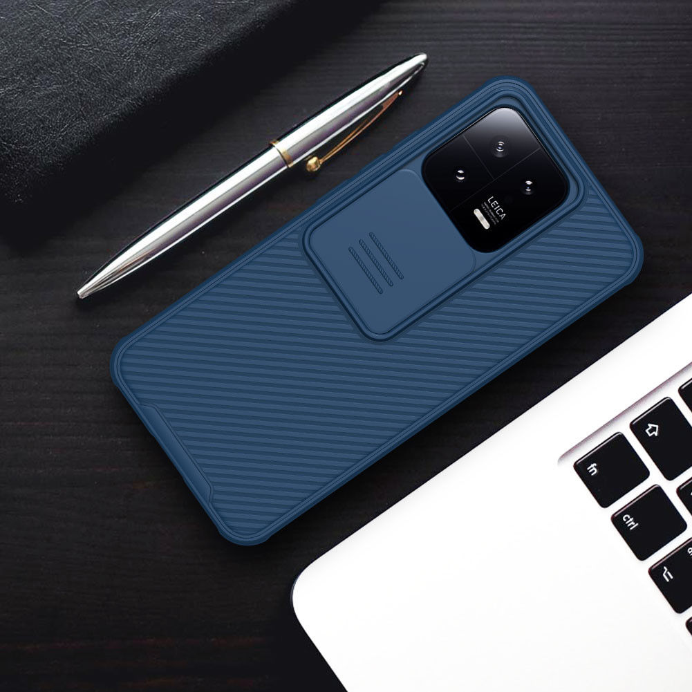 Nillkin CamShield Xiaomi 13 Hoesje met Camera Slider Back Cover Blauw afbeelding 13