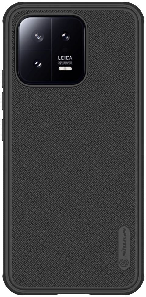 Nillkin Super Frosted Shield Xiaomi 13 Hoesje Back Cover Zwart afbeelding 1