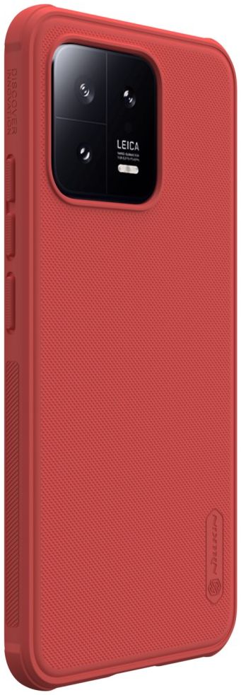 Nillkin Super Frosted Shield Xiaomi 13 Hoesje Back Cover Rood afbeelding 3