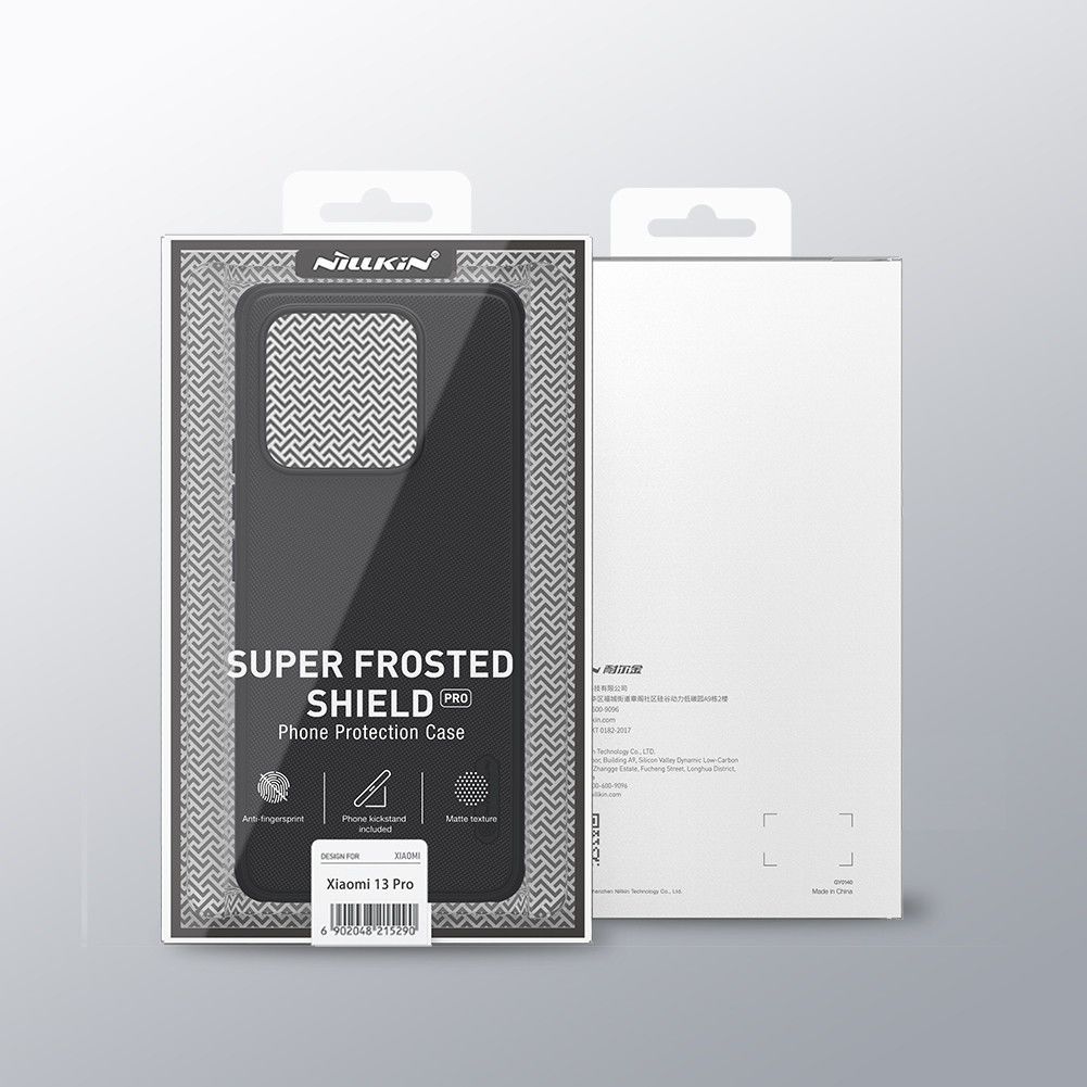 Nillkin Super Frosted Shield Xiaomi 13 Pro Hoesje Back Cover Zwart afbeelding 15