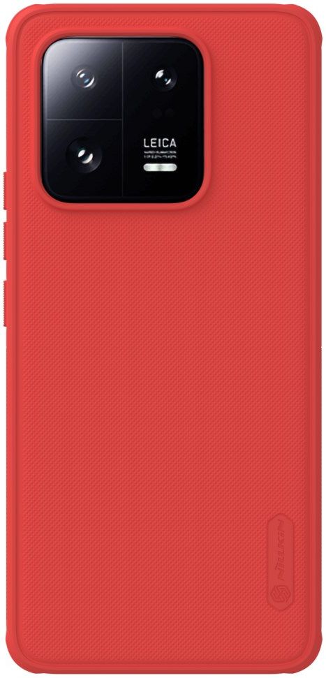 Nillkin Super Frosted Shield Xiaomi 13 Pro Hoesje Back Cover Rood afbeelding 1
