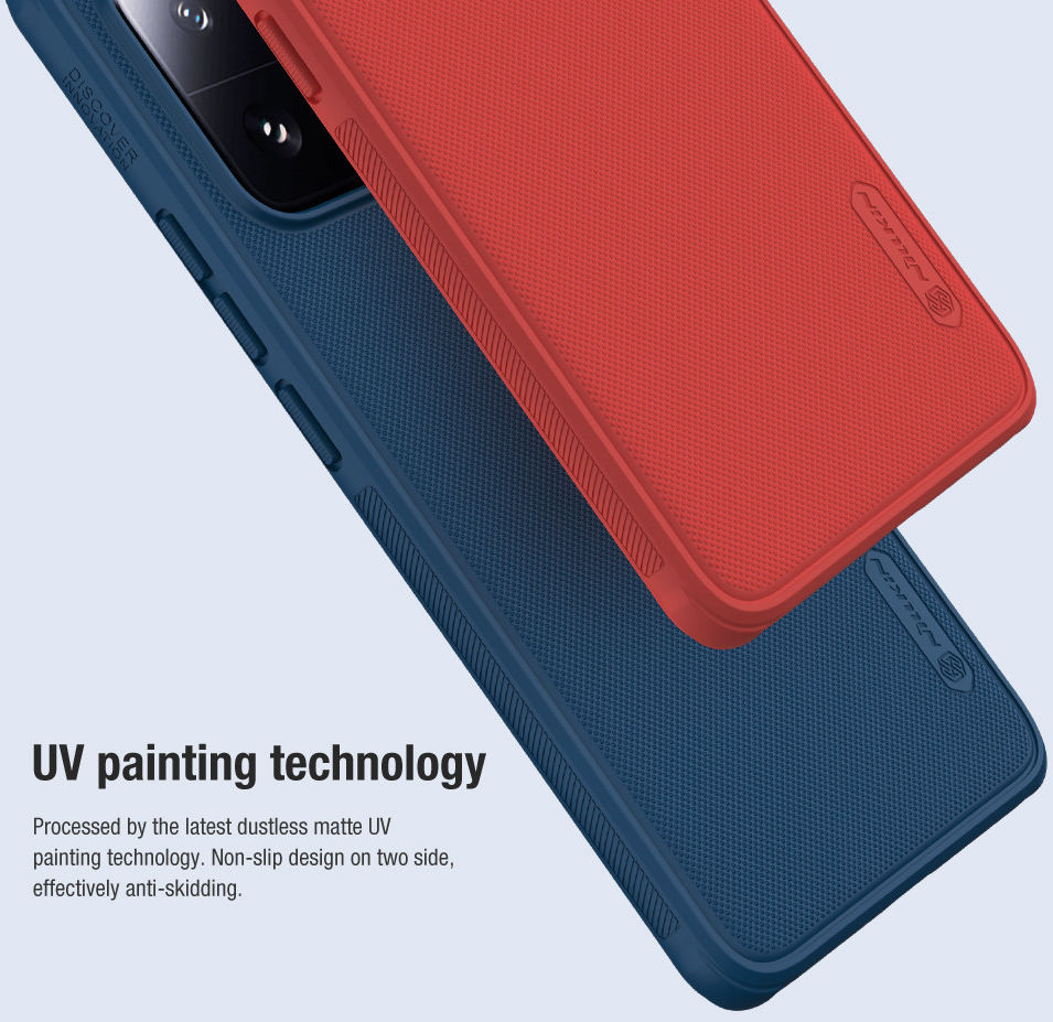Nillkin Super Frosted Shield Xiaomi 13 Pro Hoesje Back Cover Rood afbeelding 7