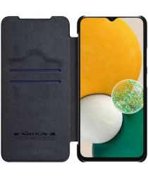Nillkin Qin Samsung Galaxy A14 Hoesje Book Case Zwart