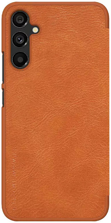 Nillkin Qin Samsung Galaxy A34 Hoesje Book Case Bruin afbeelding 2