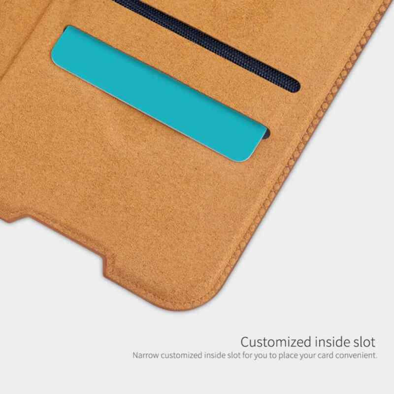 Nillkin Qin Samsung Galaxy A34 Hoesje Book Case Bruin afbeelding 3