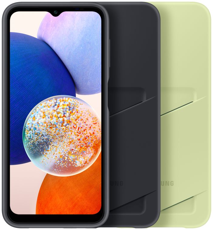 Origineel Samsung Galaxy A14 Hoesje Card Slot Cover Groen afbeelding 7