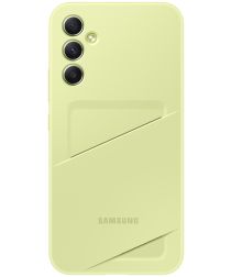 Origineel Samsung Galaxy A34 Hoesje Card Slot Cover Groen