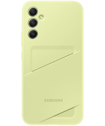 Origineel Samsung Galaxy A34 Hoesje Card Slot Cover Groen Hoesjes