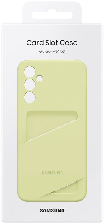 Origineel Samsung Galaxy A34 Hoesje Card Slot Cover Groen afbeelding 6