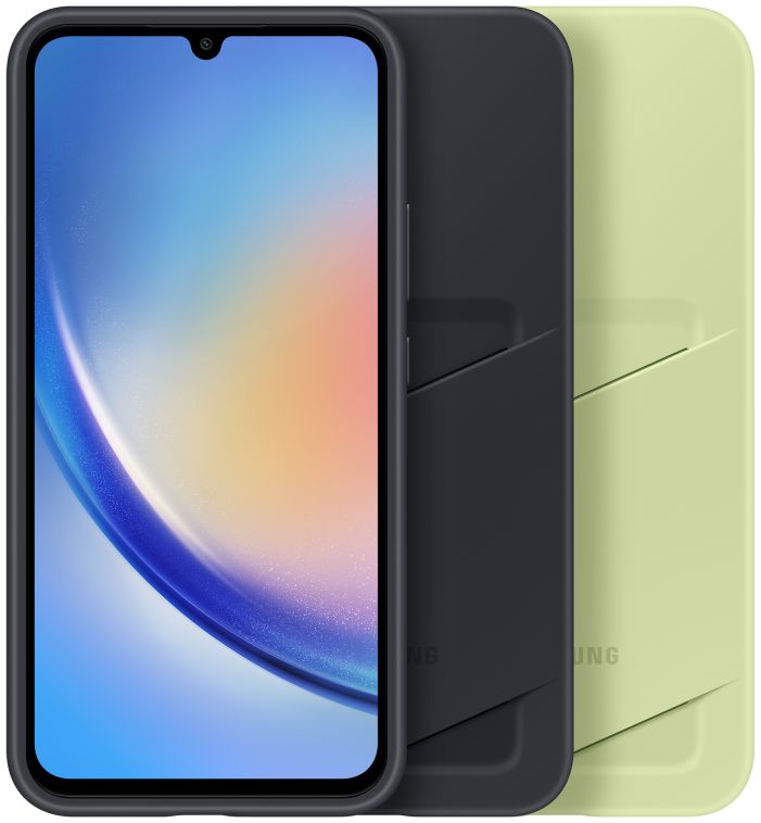 Origineel Samsung Galaxy A34 Hoesje Card Slot Cover Groen afbeelding 7
