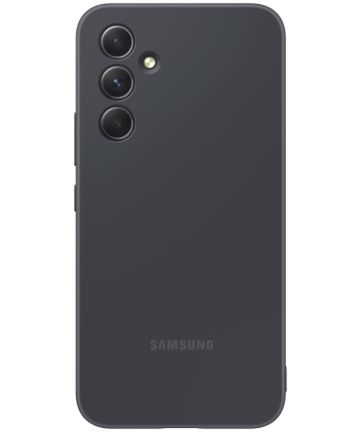 Origineel Samsung Galaxy A54 Hoesje Silicone Case Back Cover Zwart Hoesjes